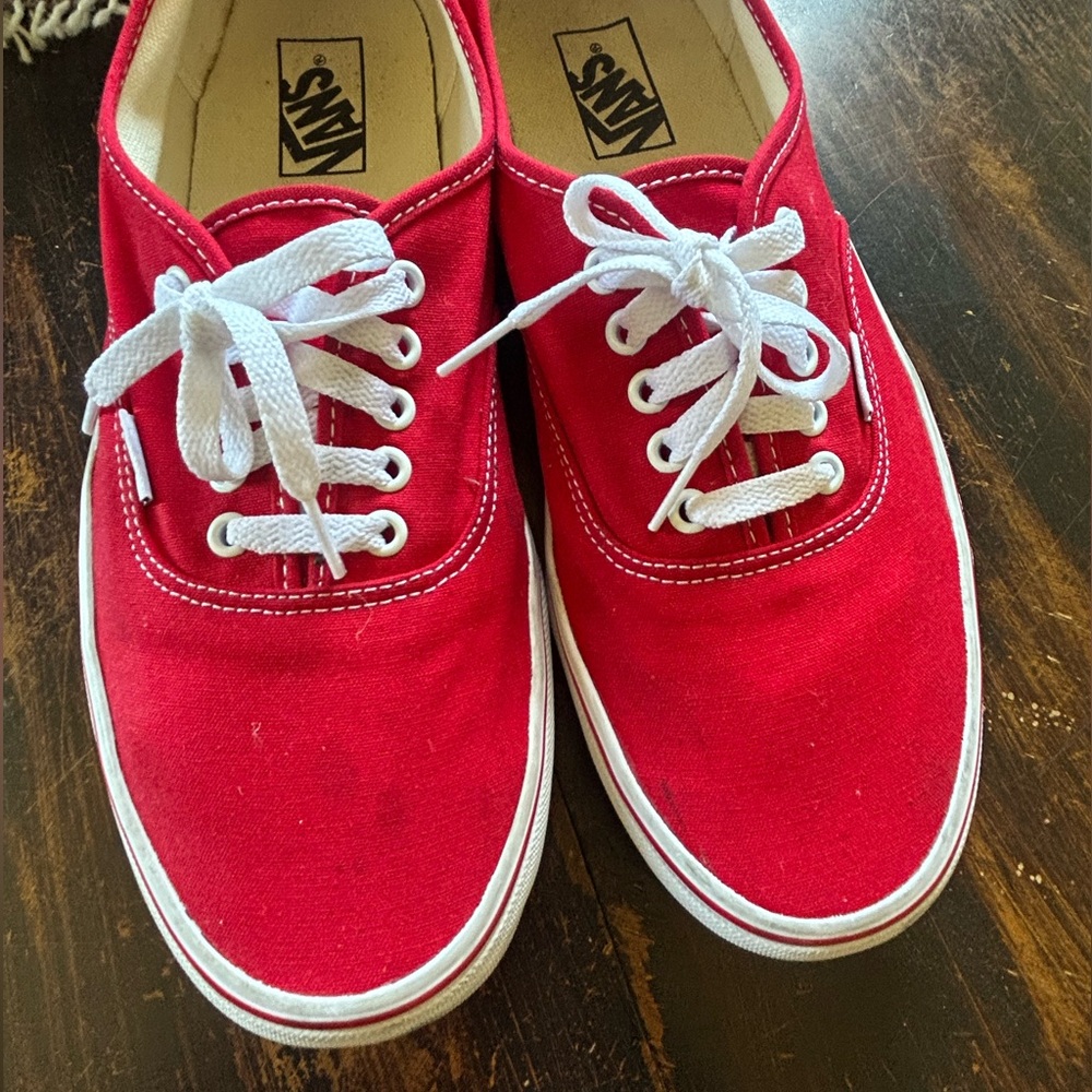 Vans Authentic Red Size 12